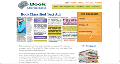 Desktop Screenshot of bookadvertisment.com